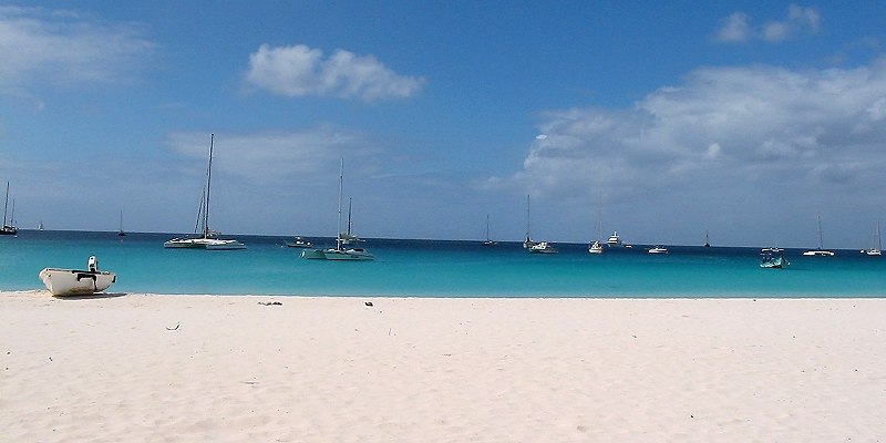 ankern in der Carlisle Bay