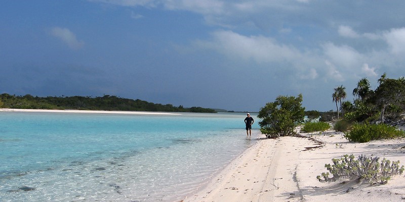 Olaf in Attwood Harbour, Bahamas