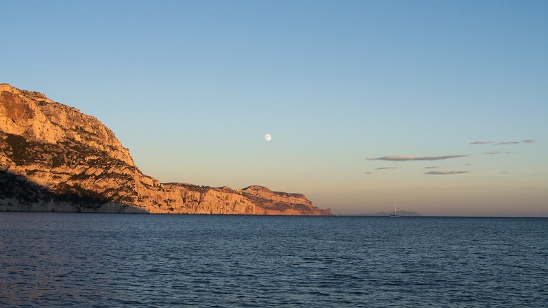 Abendstimmung in der Calanque de Morgiou