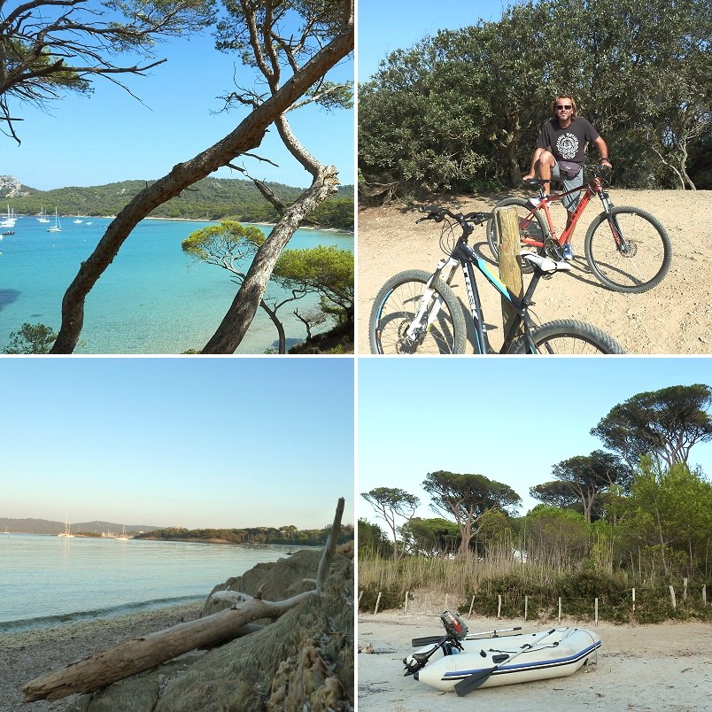 Vor Anker auf der Île de Porquerolles